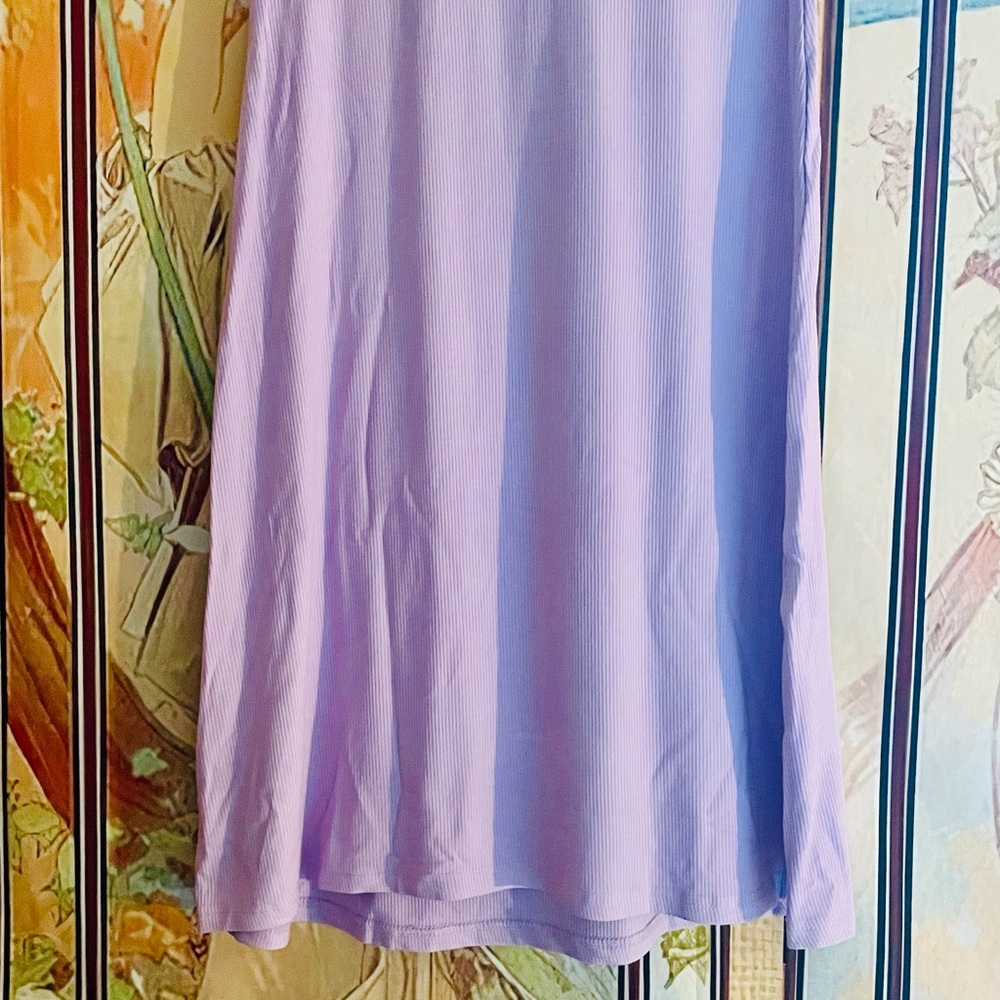 SKIMS Soft Lounge Long Slip Dress Sugar Plum Maxi Length Size Large NWT - Picture 6 of 10